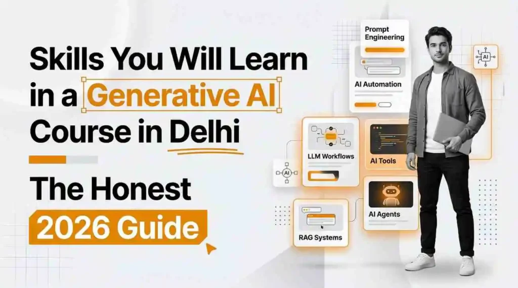Skills You Will Learn in a Generative AI Course in Delhi