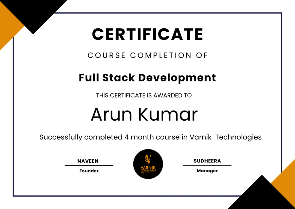 Full Stack Developer Course in Hyderabad