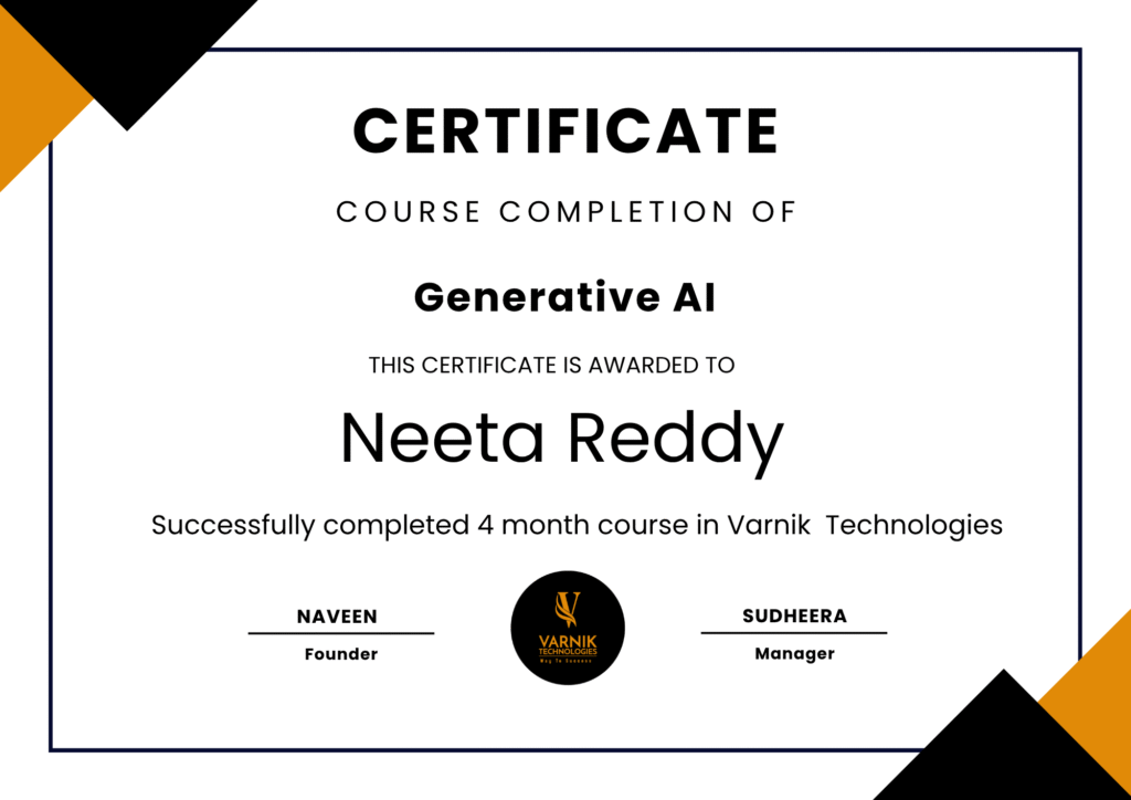 Generative AI Training in Hyderabad