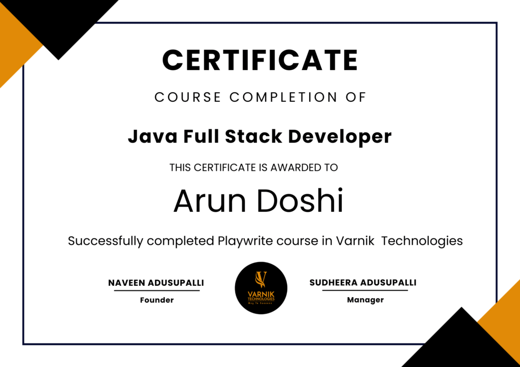 Java Full Stack Developer Course in Hyderabad