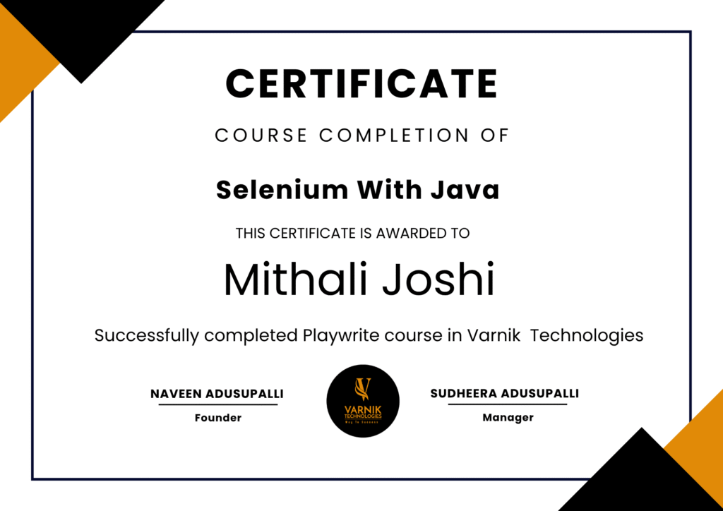 Selenium With Java Training in Hyderabad