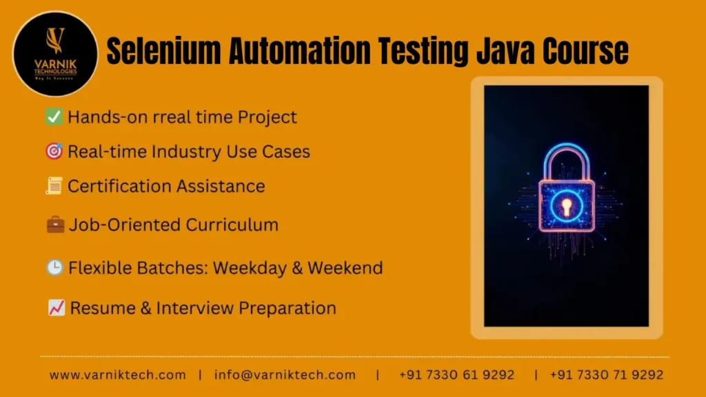 Selenium Automation Testing Java Course