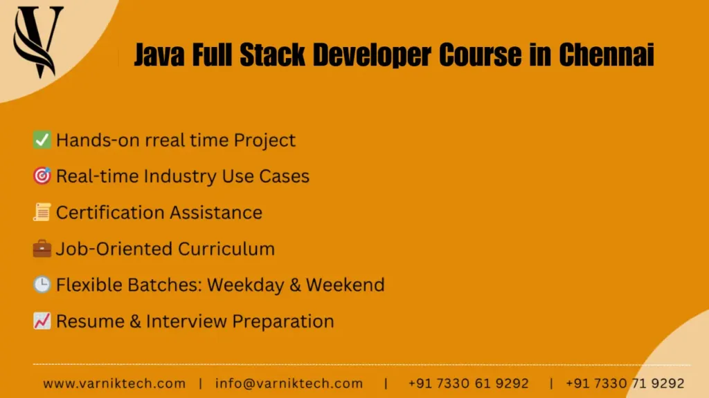 java full stack developer course in chennai