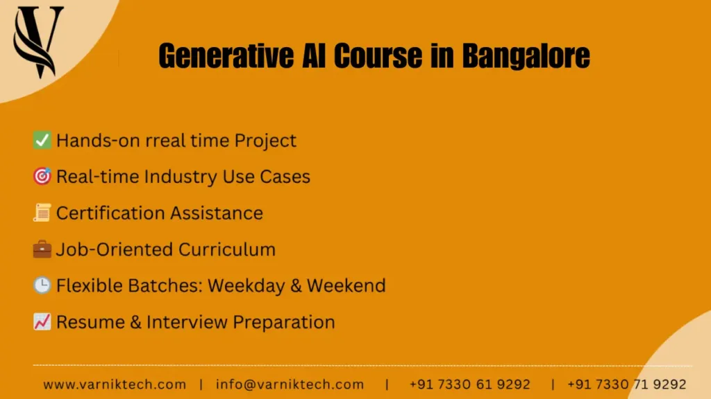 Generative AI Course in Bangalore