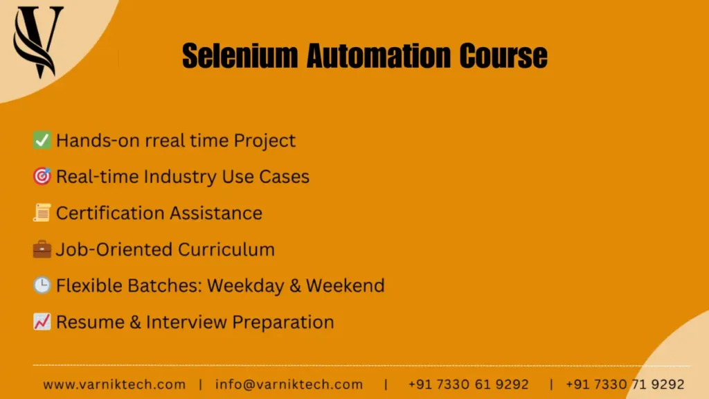 Selenium Automation Course
