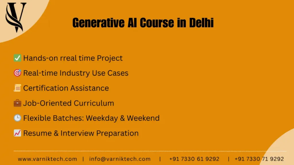 Generative AI Course in Delhi